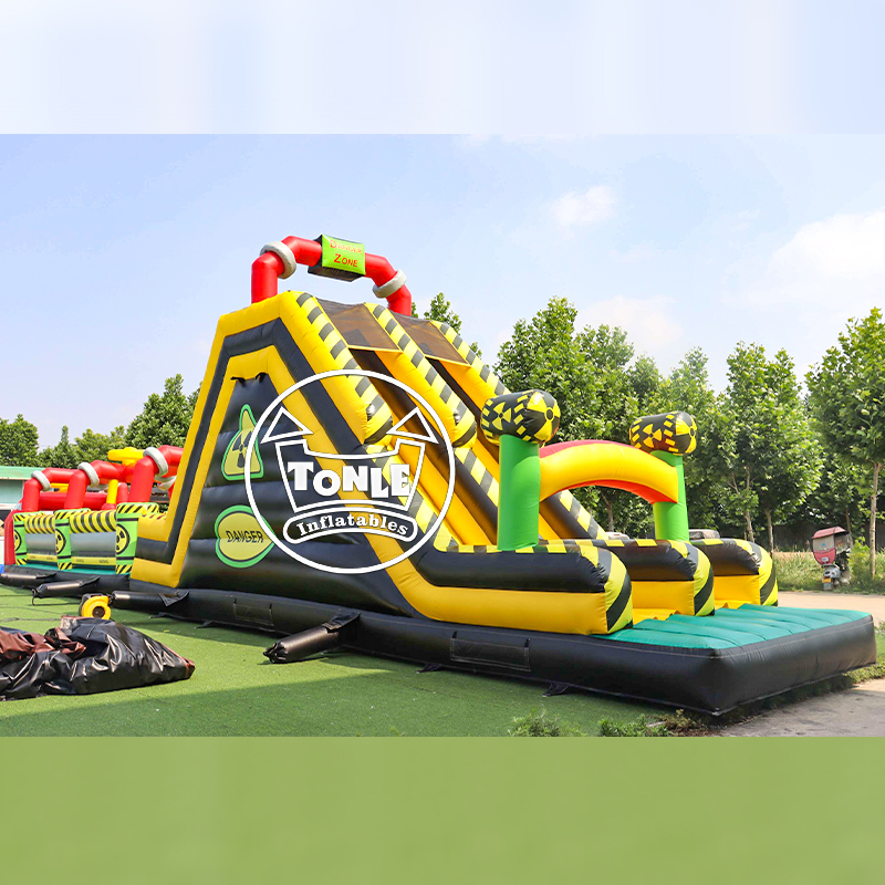 Gigantic Toxic commercial grade Inflatable Obstacle Course