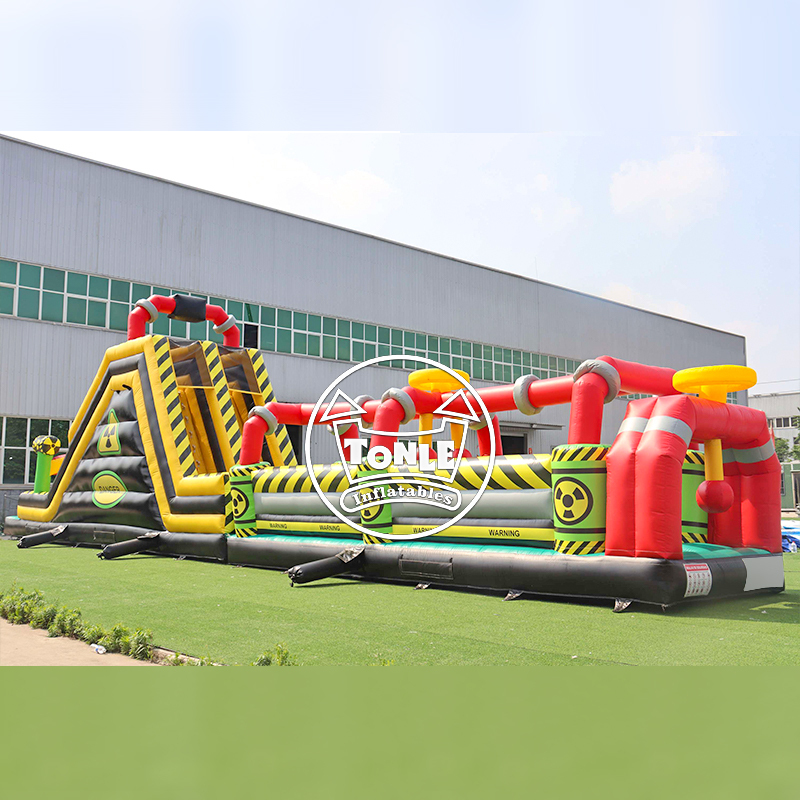 Gigantic Toxic commercial grade Inflatable Obstacle Course