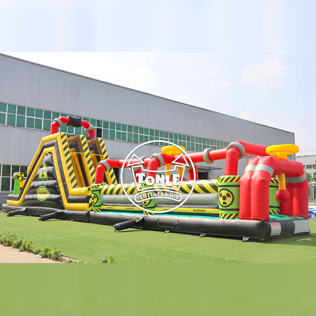 Gigantic Toxic commercial grade Inflatable Obstacle Course