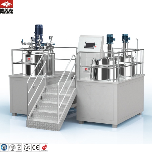 Fixed vacuum emulsifying machine 200L to 10000L,Promake Machinery Equipment,Fixed vacuum emulsifying machine 200L to 10000L
