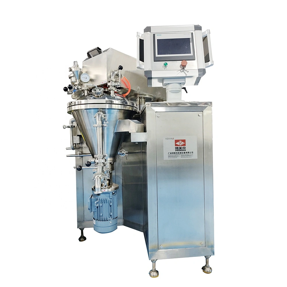 Vacuum emulsifying machine build details for PMK-A pilot models