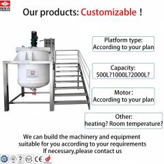 Anti-Corrosion Mixing tank 500L to 3000L,Promake Machinery Equipment,Anti-Corrosion Mixing tank 500L to 3000L