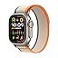 Rugged Titanium Case with Orange/Beige Trail Loop
