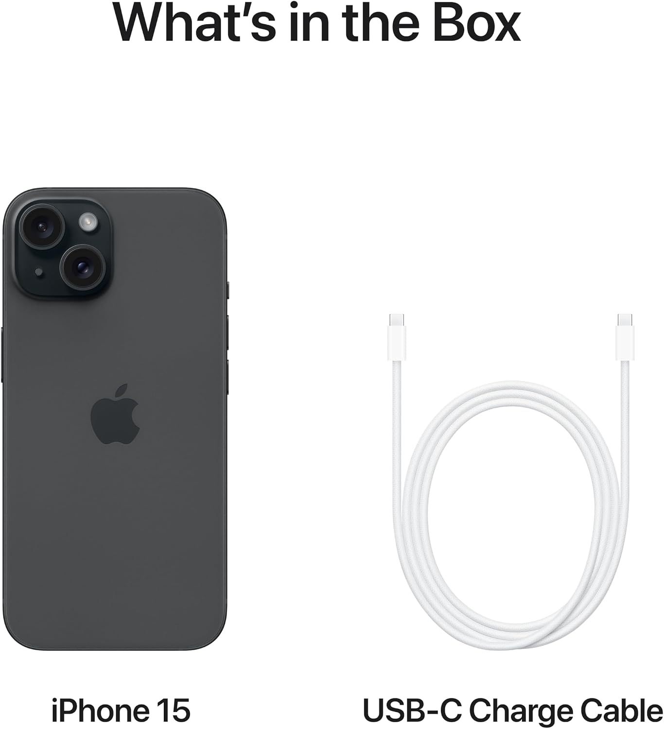 Apple iPhone 15 (256 GB) - Black