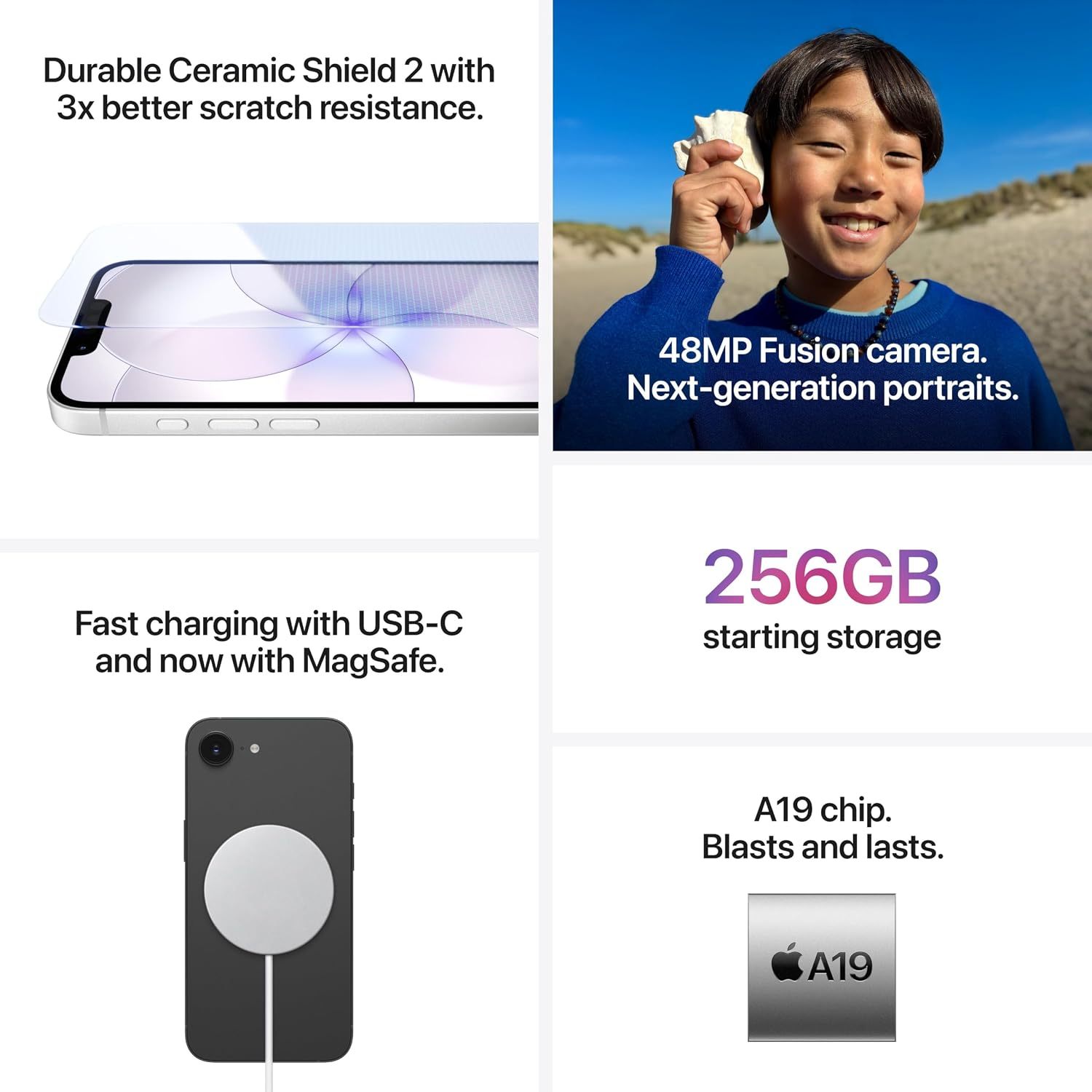 Apple iPhone 17e 512GB: 6.1-inch Super Retina XDR Display, A19 Chip, All-Day Battery Life, 48MP Fusion Camera; Soft Pink