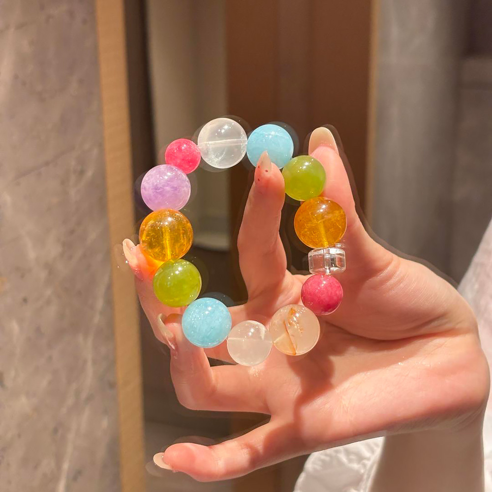 DOPAMINE RAINBOW Summer Multi-Treasure Crystal Bracelet