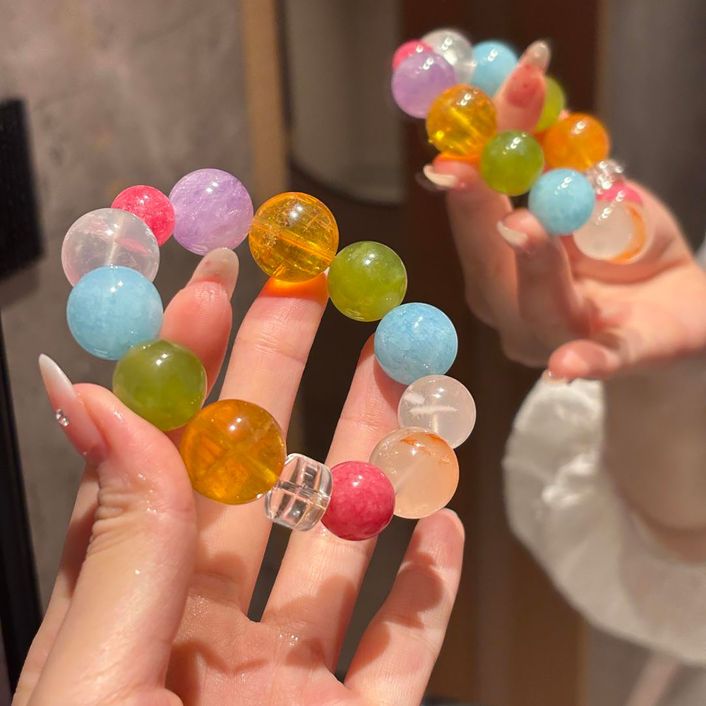 DOPAMINE RAINBOW Summer Multi-Treasure Crystal Bracelet
