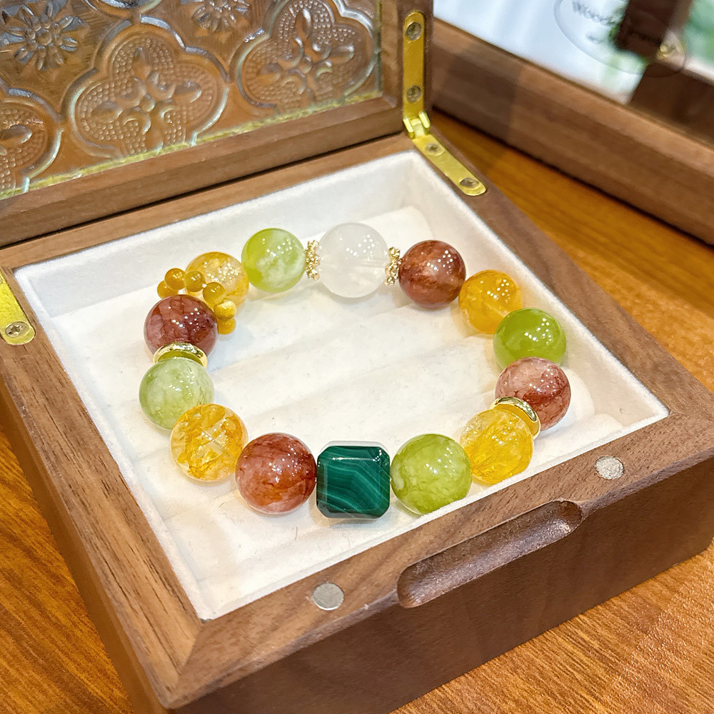 WEALTH BLOSSOM Elegant Wealth-Attracting Crystal Bracelet