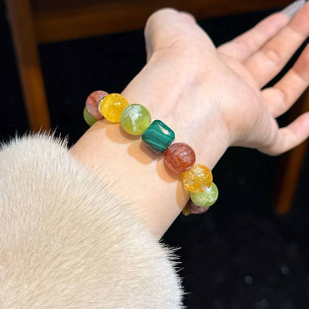 WEALTH BLOSSOM Elegant Wealth-Attracting Crystal Bracelet
