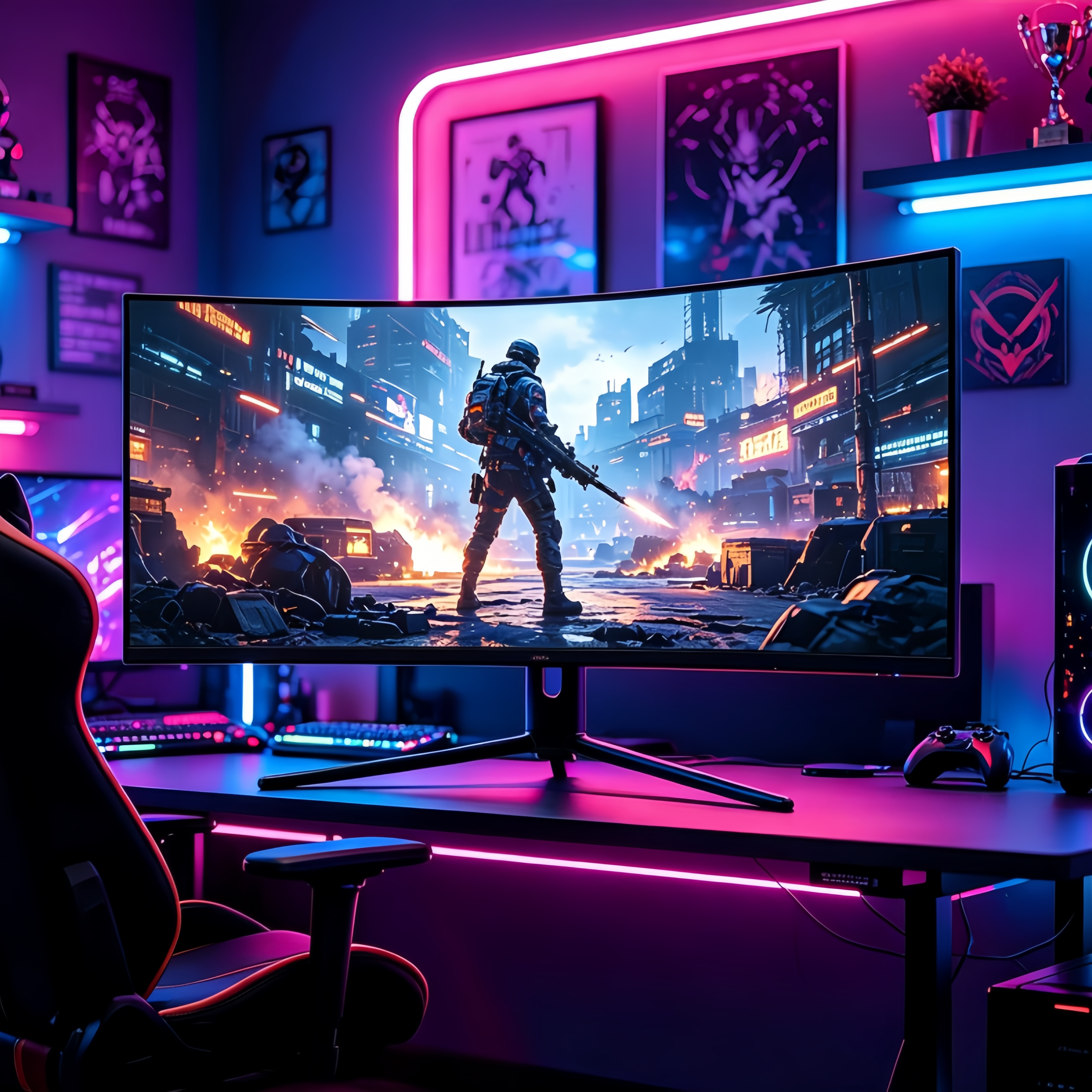 34-inch Curved Gaming All-in-One PC with 14th Gen Intel i7, 165Hz High Refresh Rate & 4K UHD Display, Guanshun Electronic Technology Co., Ltd.,34-inch Curved Gaming All-in-One PC with 14th Gen Intel i7, 165Hz High Refresh Rate & 4K UHD Display