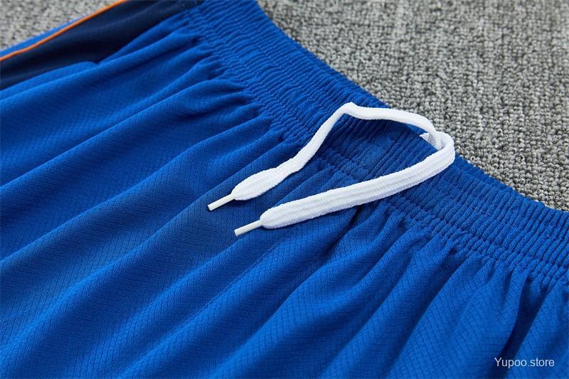 2026 France Blue & Orange Short Sleeve+Soccer Shorts