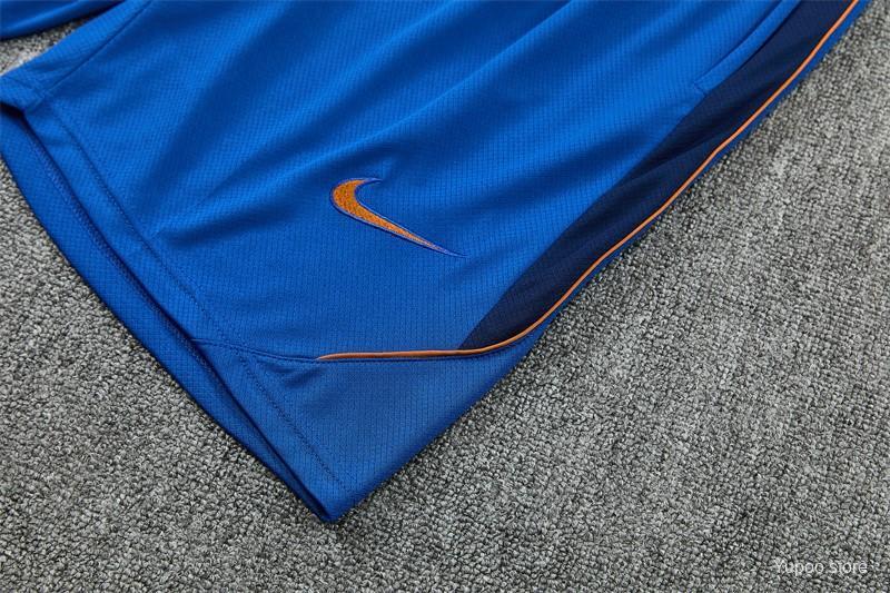 2026 France Blue & Orange Short Sleeve+Soccer Shorts