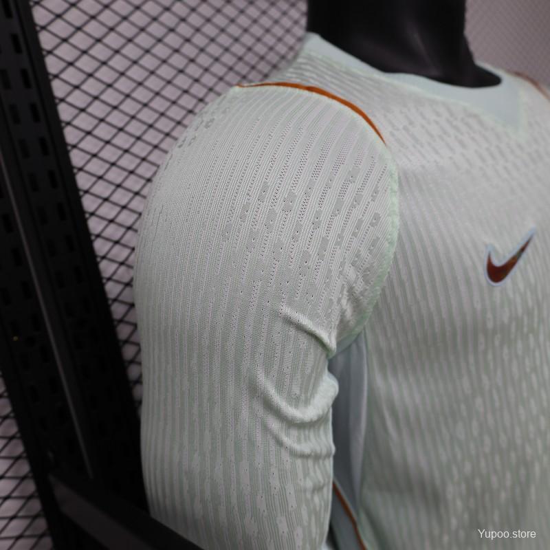 Player Version 26/27 France Mint Green Away Long Sleeve Jerse