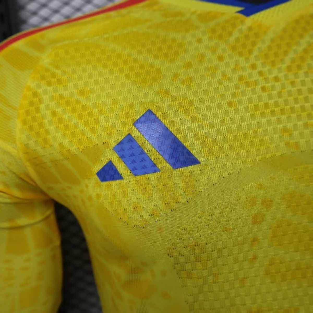 Colombia Authentic Soccer Jersey Home Long Sleeve Shirt World Cup 2026