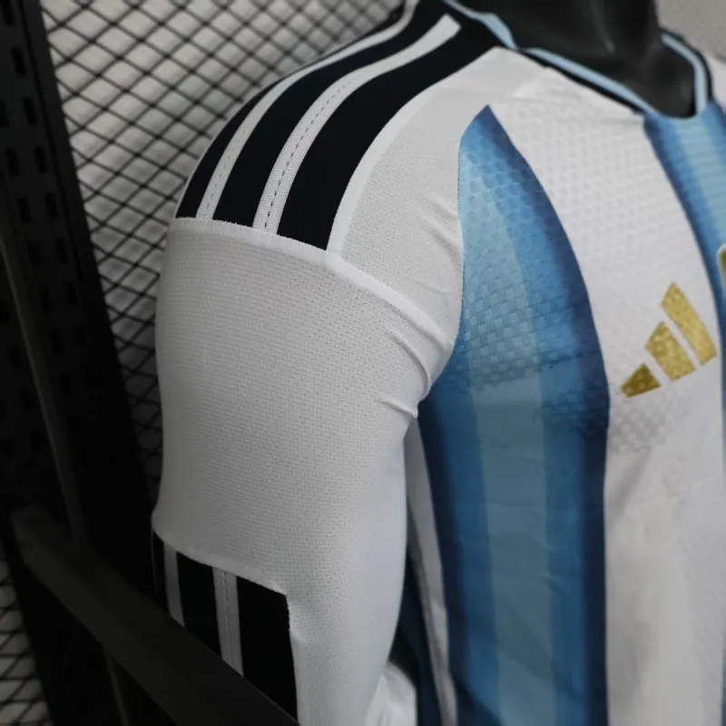 Argentina Authentic Soccer Jersey Home Long Sleeve Shirt World Cup 2026