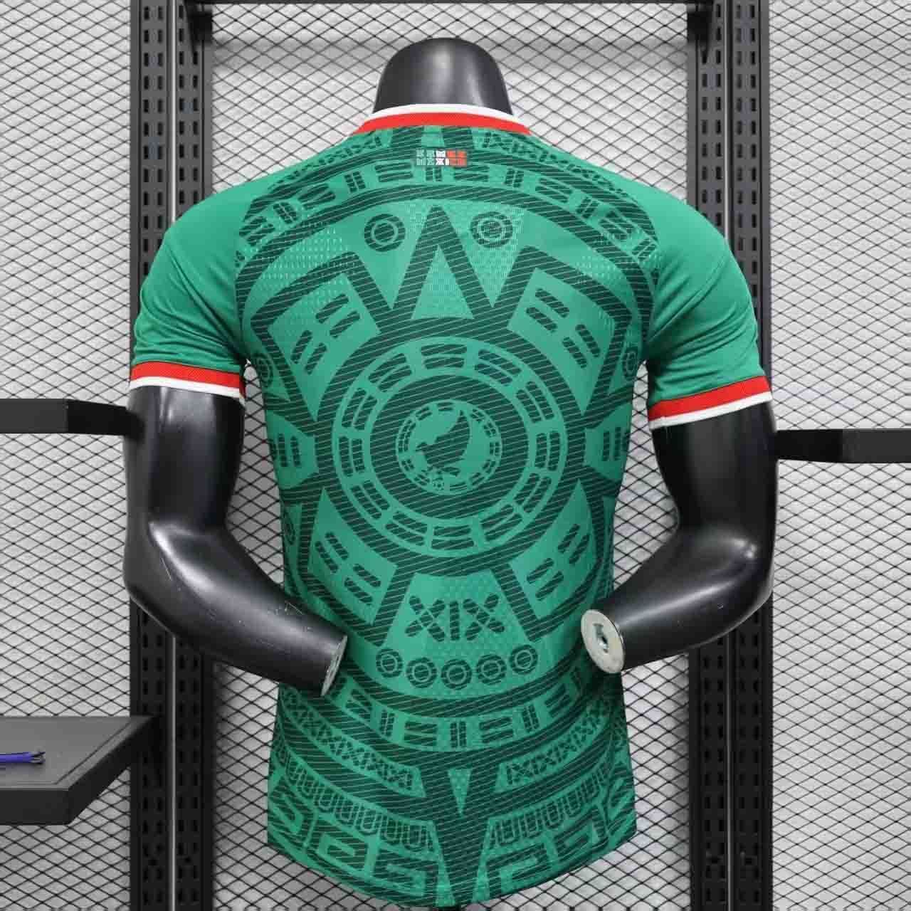Mexico Authentic Home Kit Soccer Jersey World Cup 2026