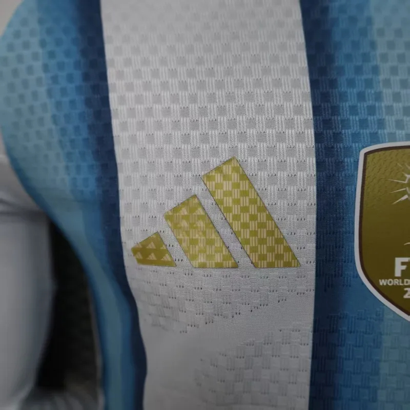 Argentina Authentic Soccer Jersey Home Long Sleeve Shirt World Cup 2026