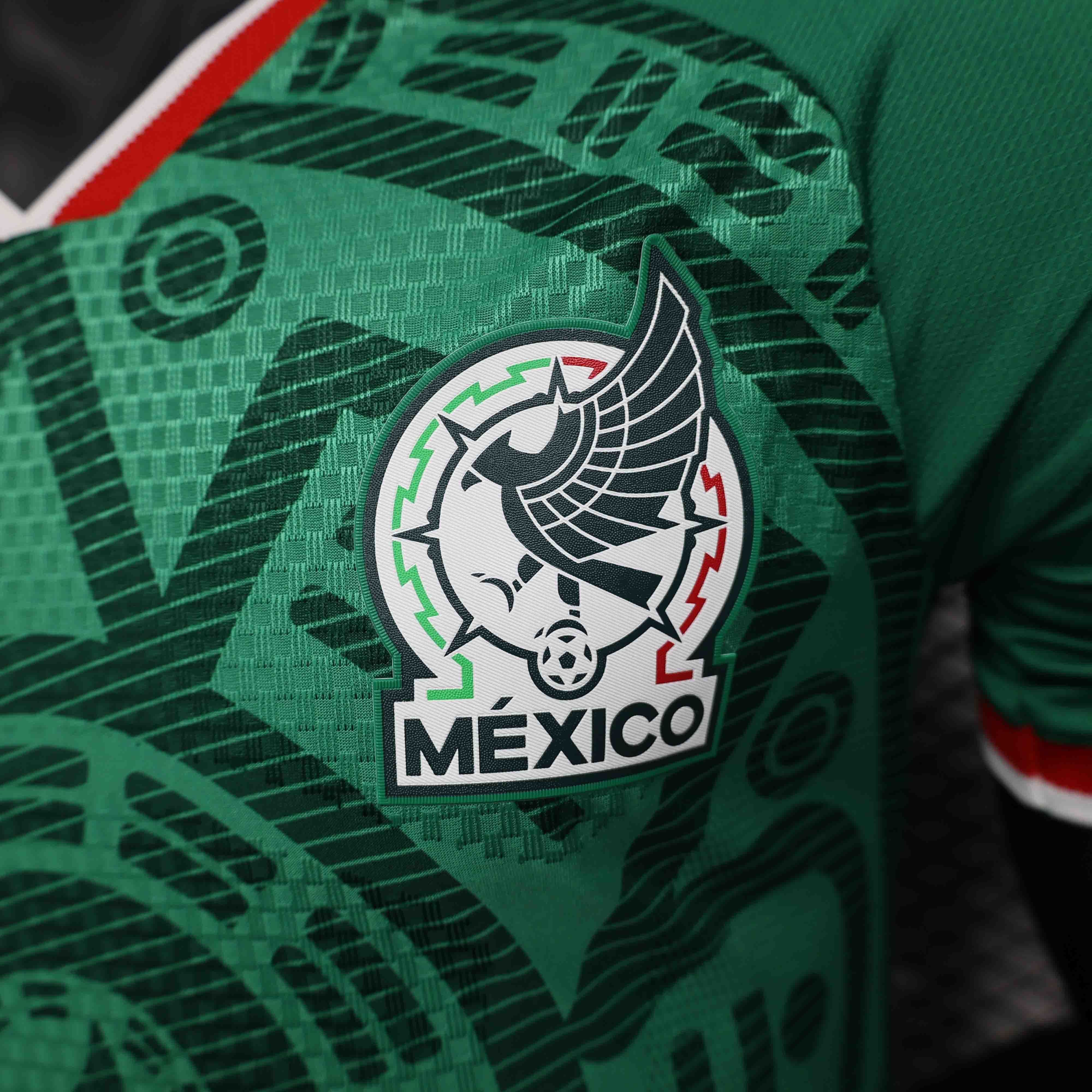 Mexico Authentic Home Kit Soccer Jersey World Cup 2026