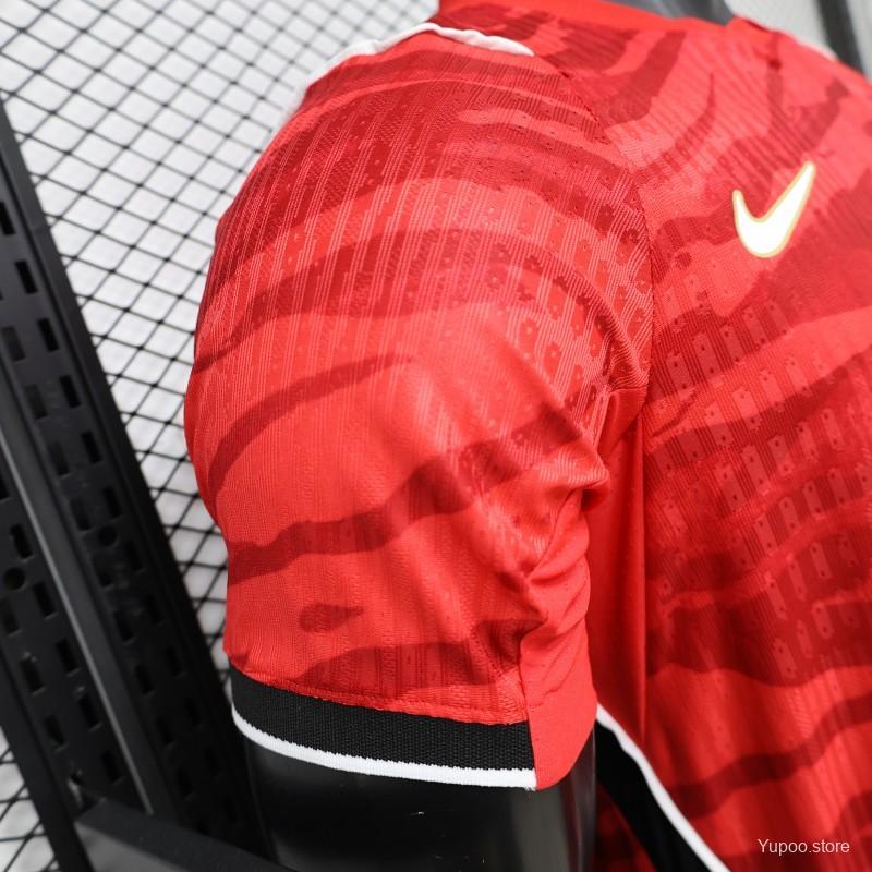 Player Version 2026 South Korea Red Home Jersey