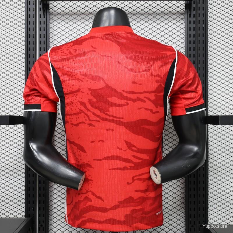 Player Version 2026 South Korea Red Home Jersey