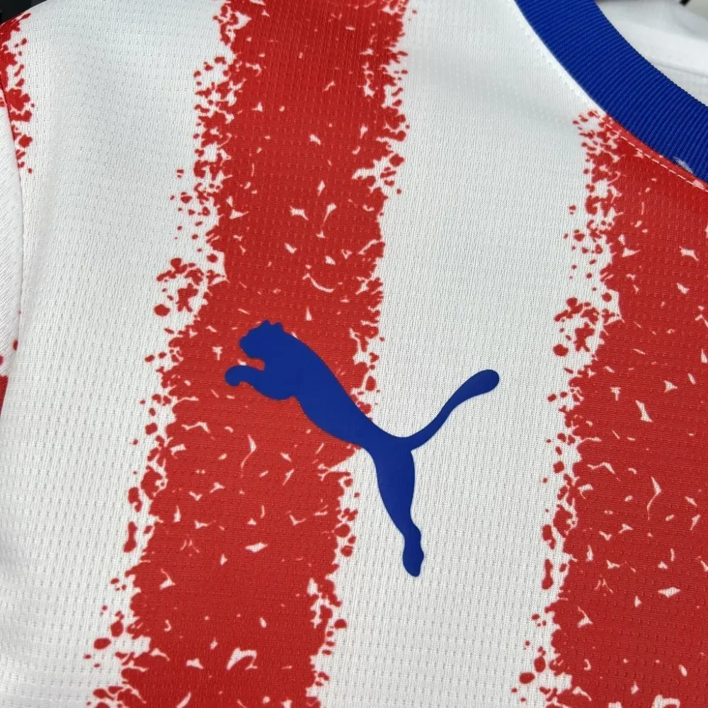 Paraguay World Cup 2026 Home Short Sleeve Kit & Jersey Fan Version
