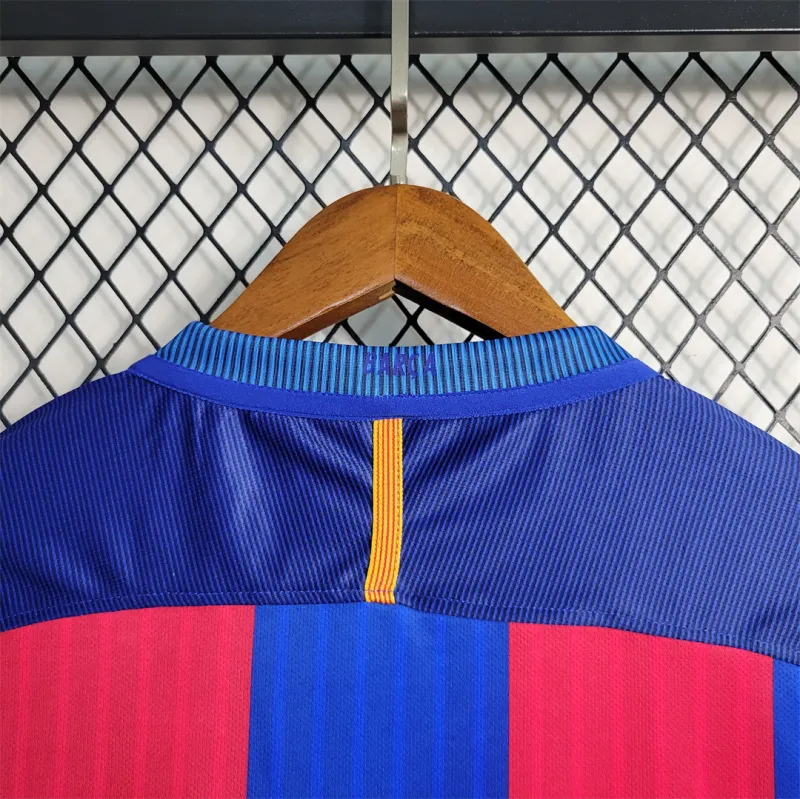 Barcelona Retro Jersey Home Soccer Shirt 2016-17