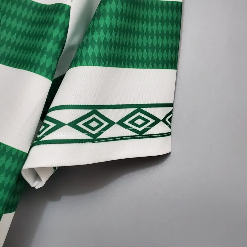 Celtic Retro Soccer Jersey Home Custom Shirt 1998/99