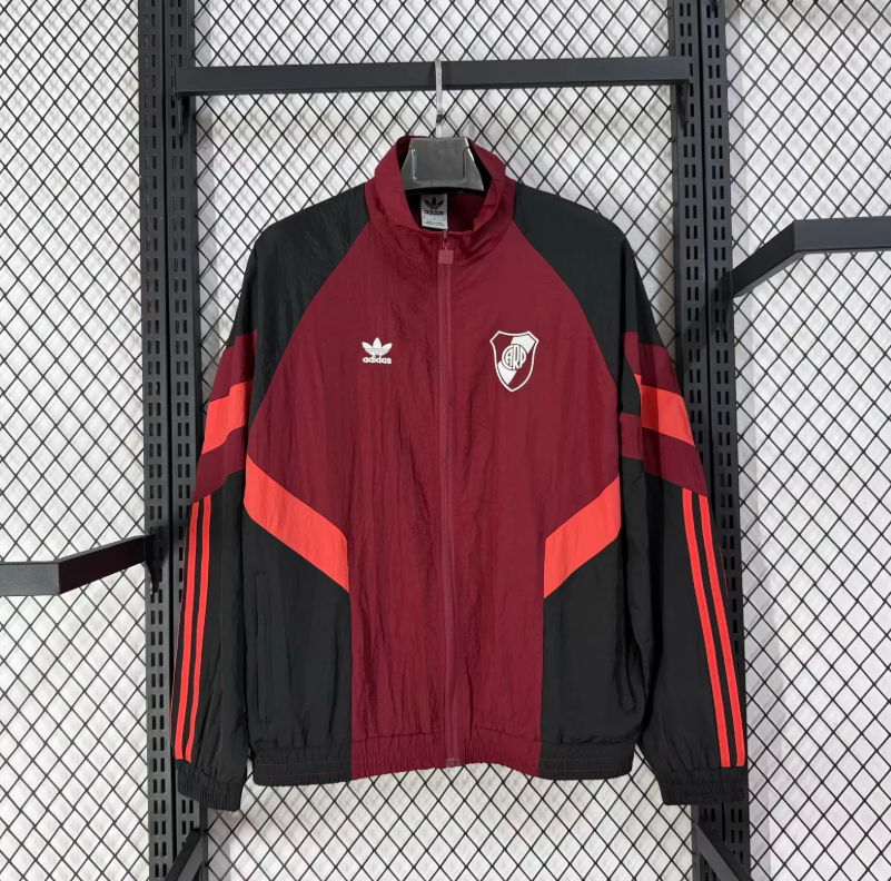 Riverbed windbreaker, maroon