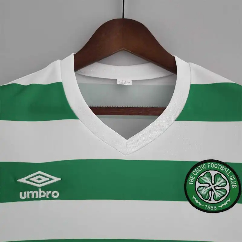 Celtic Retro Soccer Jersey Home Custom Shirt 1980/81