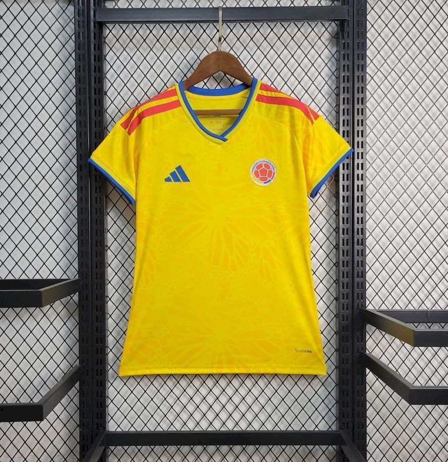 Colombia Soccer Jersey Women's Home Custom Shirt World Cup 2026