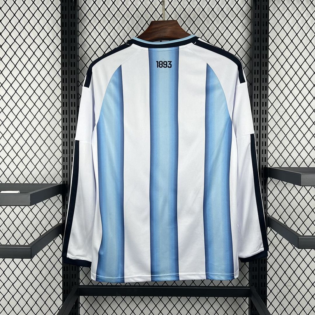2026 World Cup Argentina Soccer Jersey Home Long Sleeve Custom Shirt