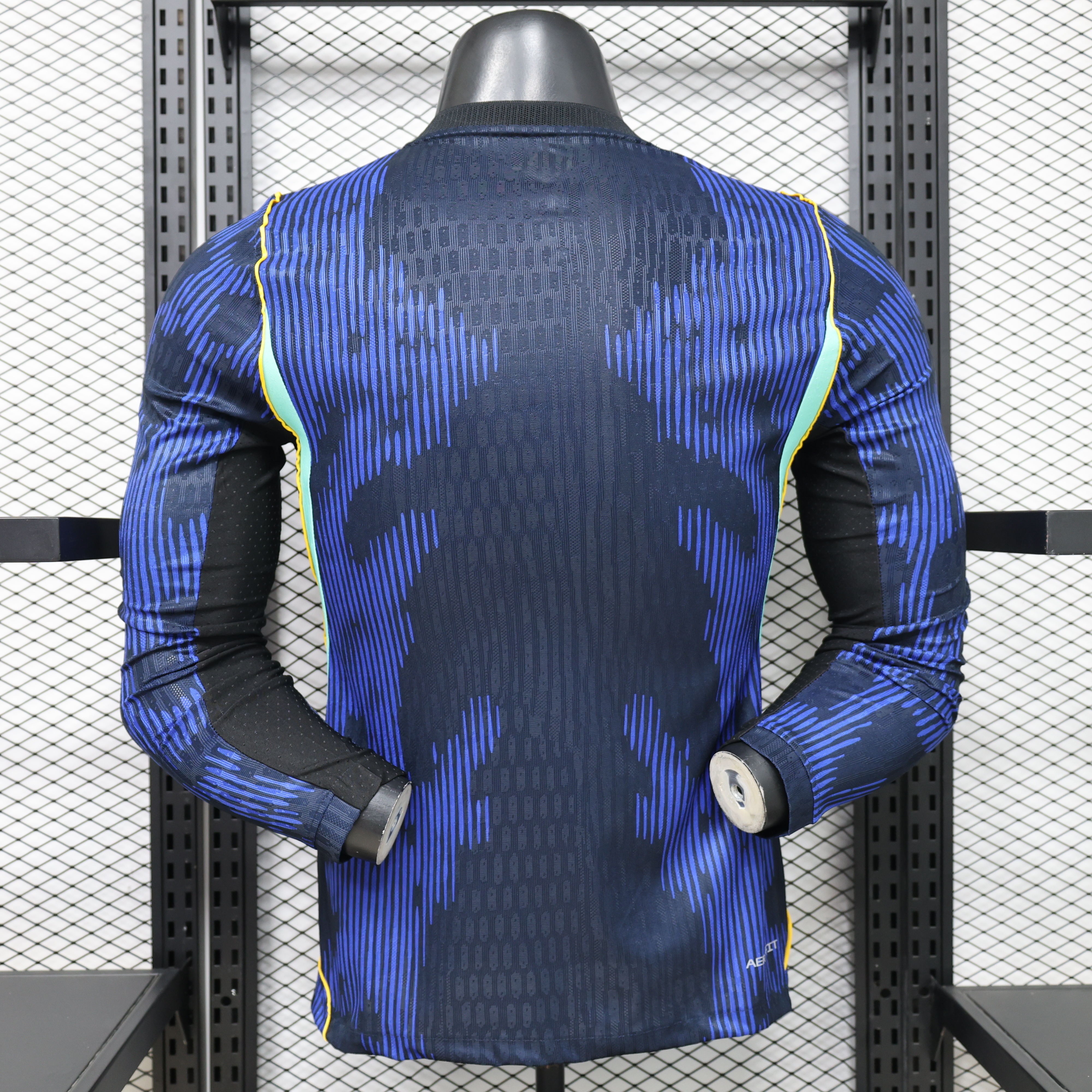 2026 World Cup FIFA Brazil Mens Away Kit Player Version Football Long Shirt