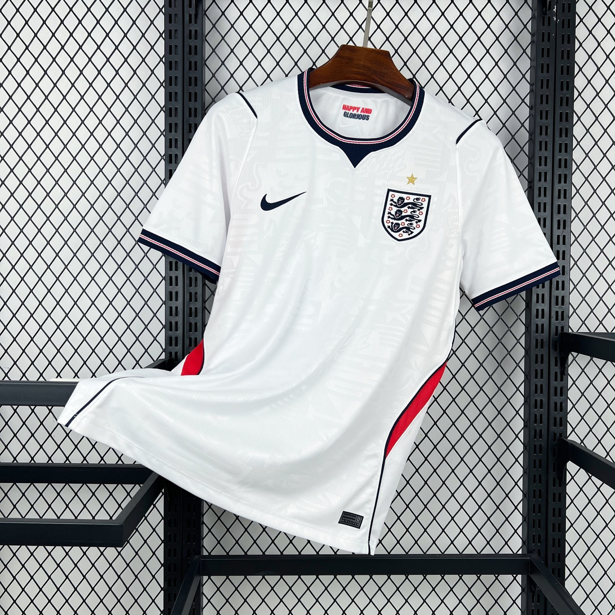 2026 World Cup England Mens Home Kit White Football T-Shirt