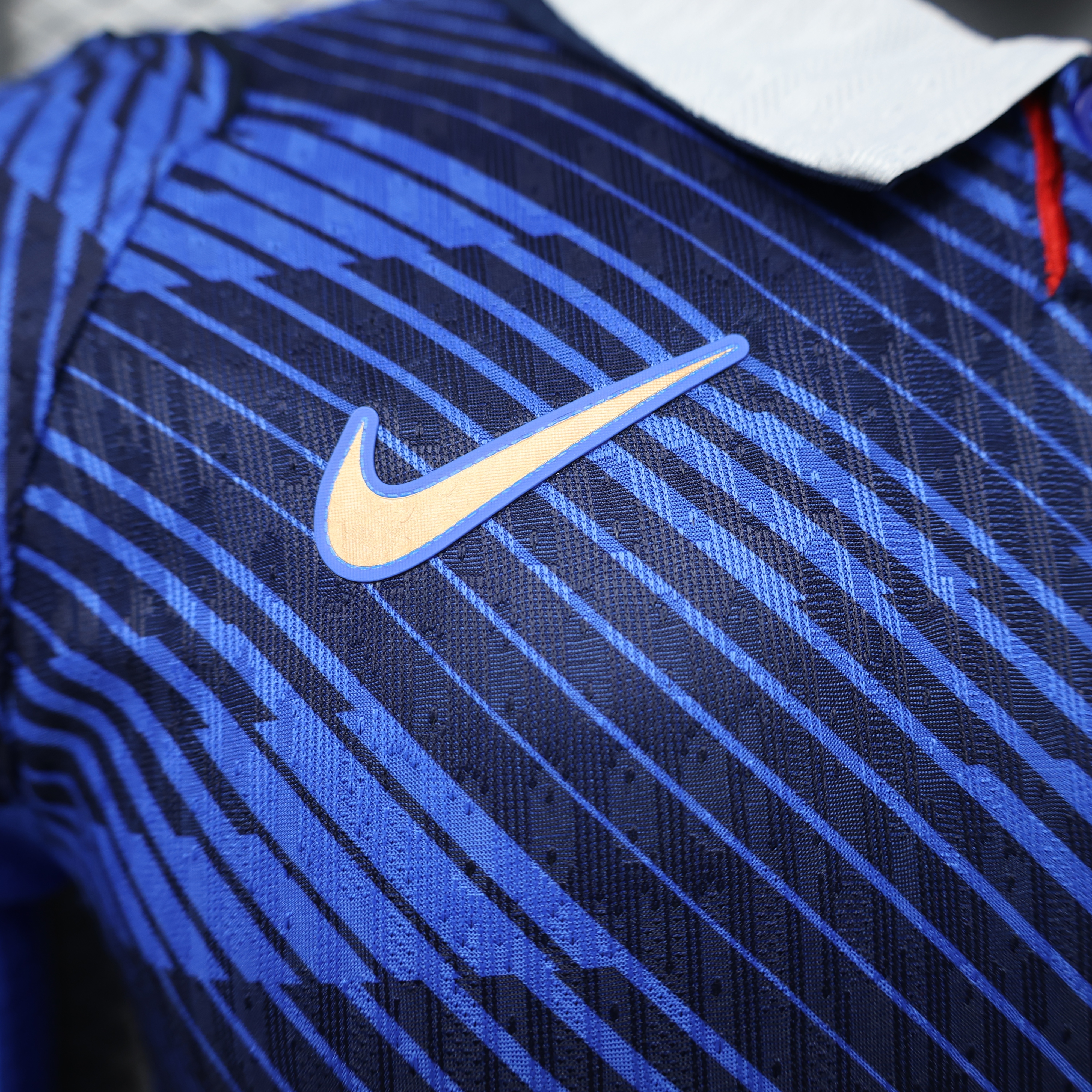 2026 France World Cup Home Player Version Football Long Sleeve Shirt