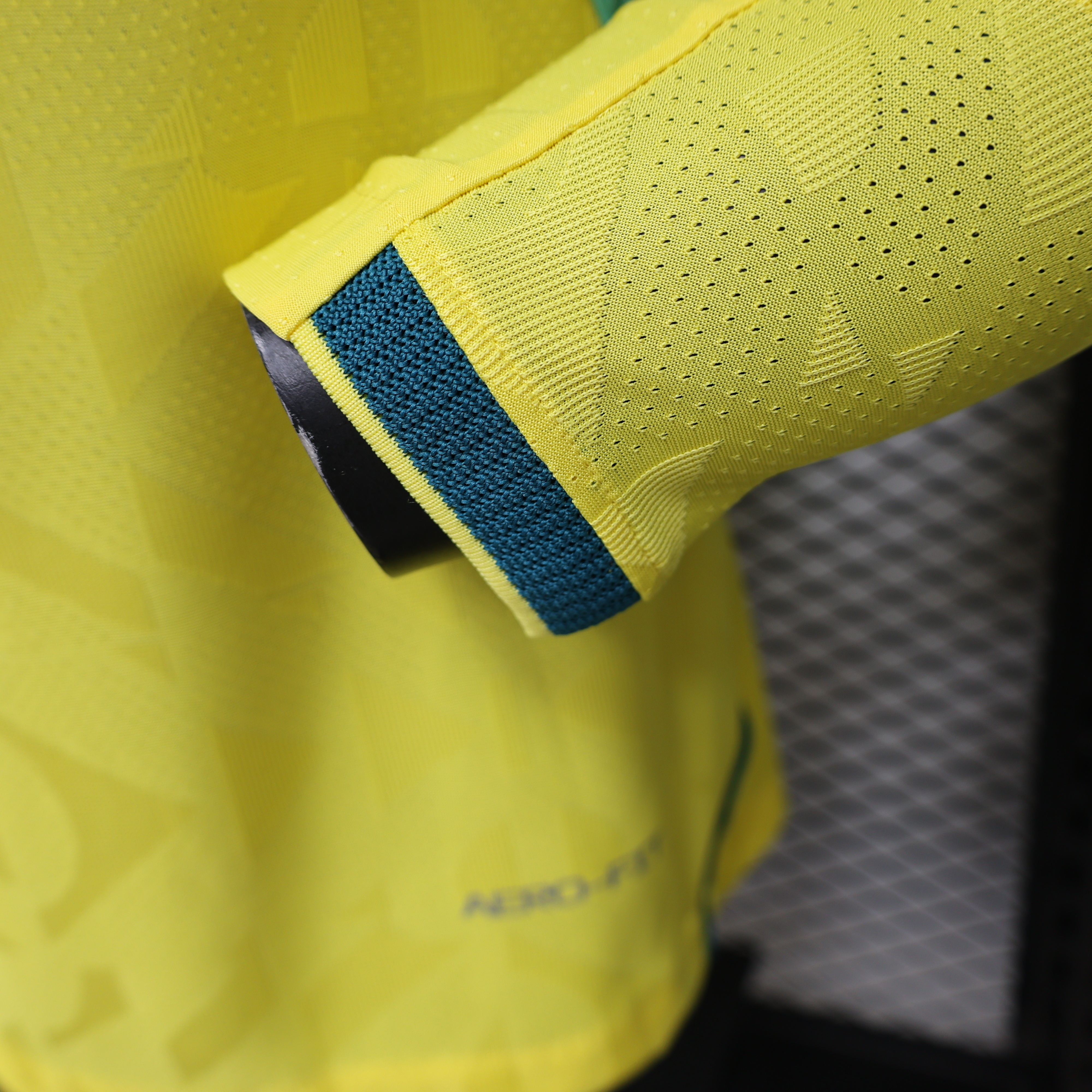 2026 World Cup Brazil Home Kit Player Version Football Long Sleeve Shirt