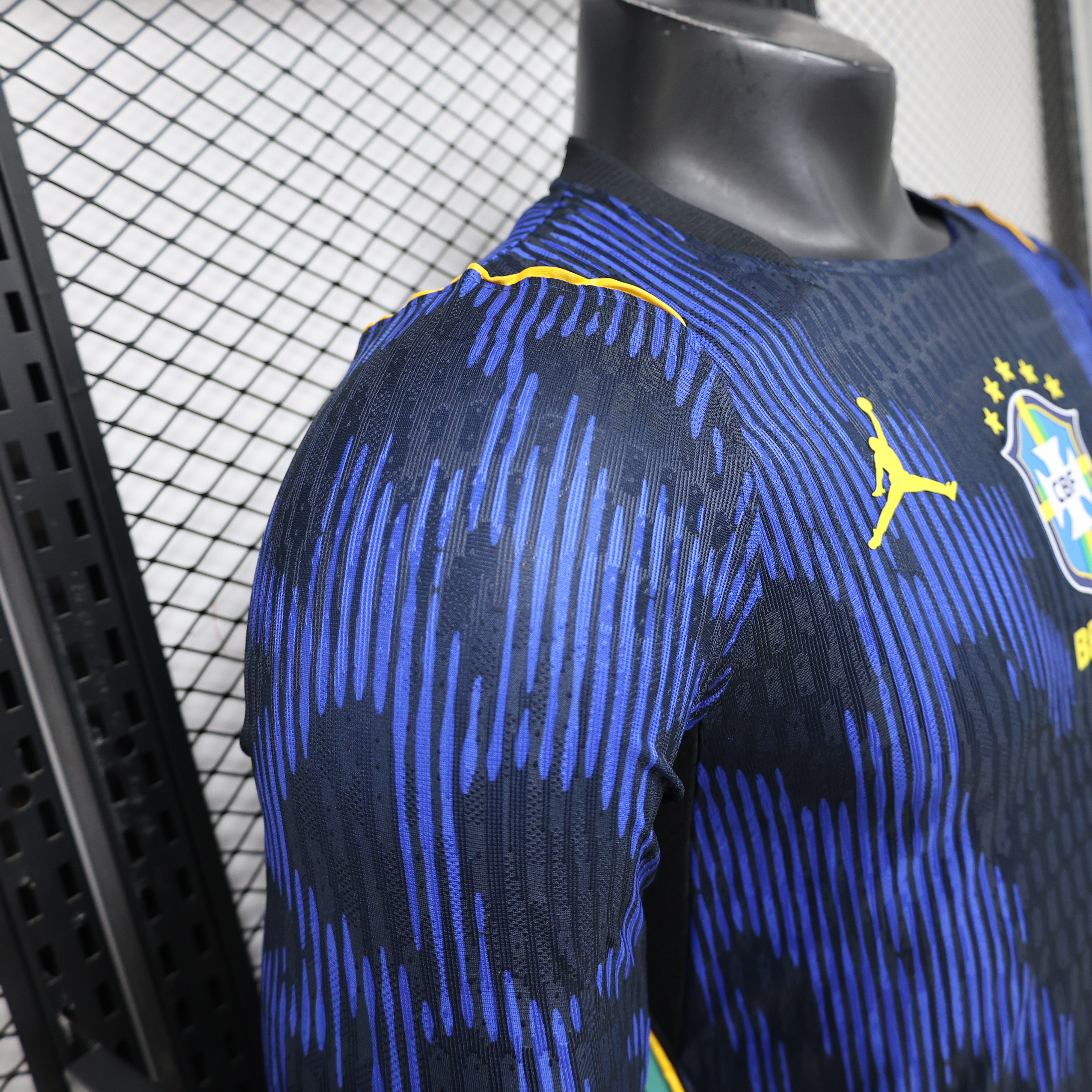 2026 World Cup FIFA Brazil Mens Away Kit Player Version Football Long Shirt