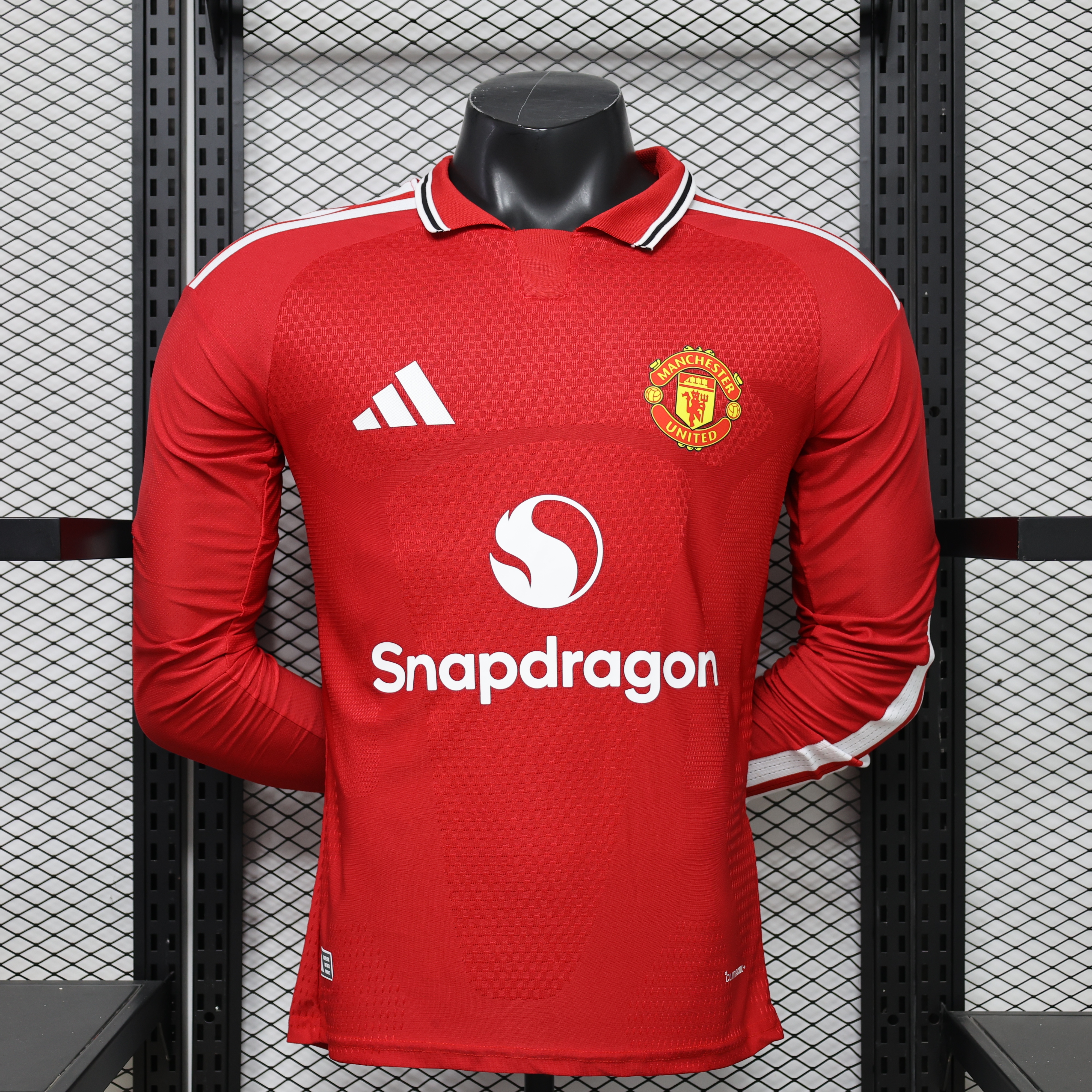 26/27 Manchester United Home Kit Mens Player Version Long Sleeve Shirt  Jersey