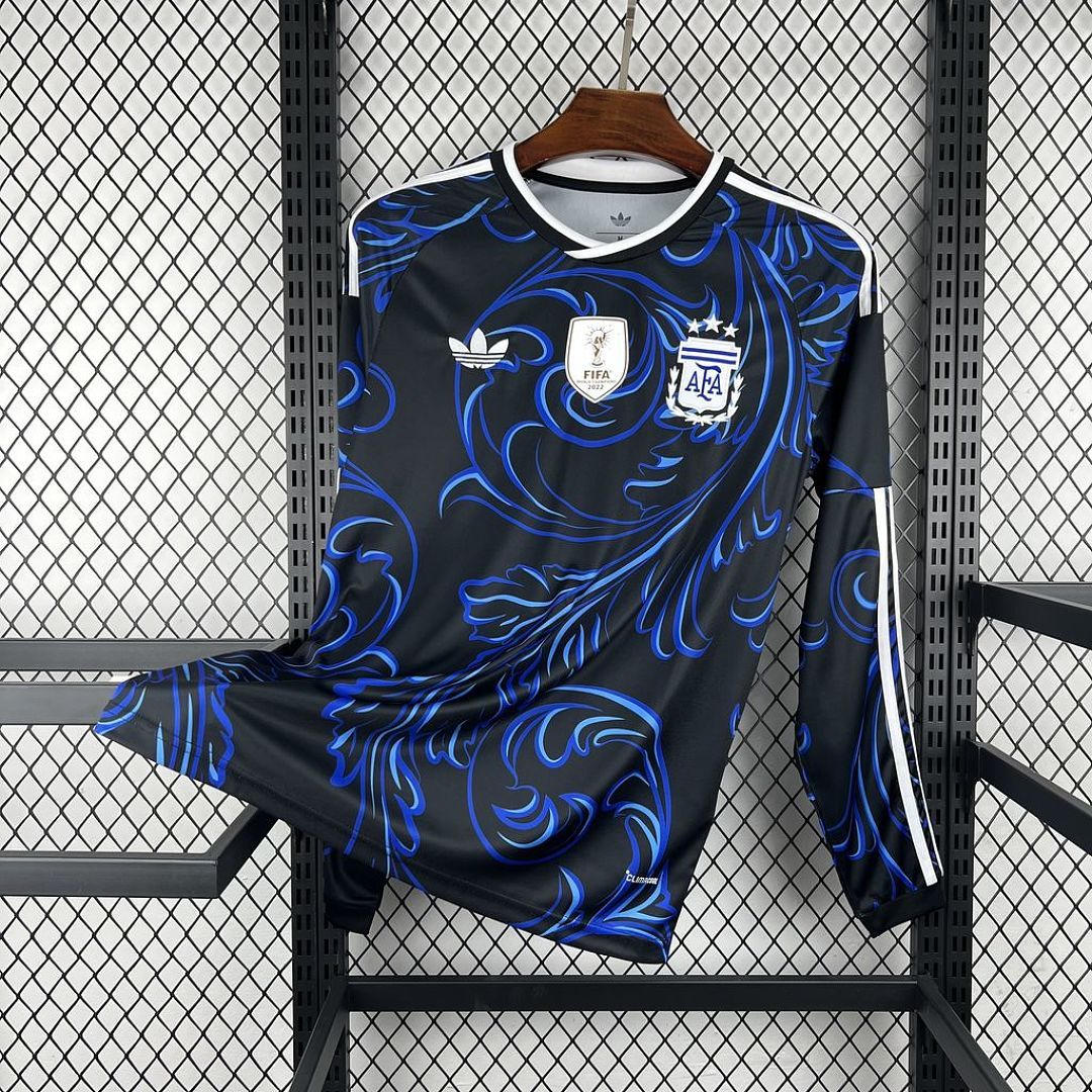 2026 World Cup Argentina Soccer Jersey Away Long Sleeve Custom Shirt