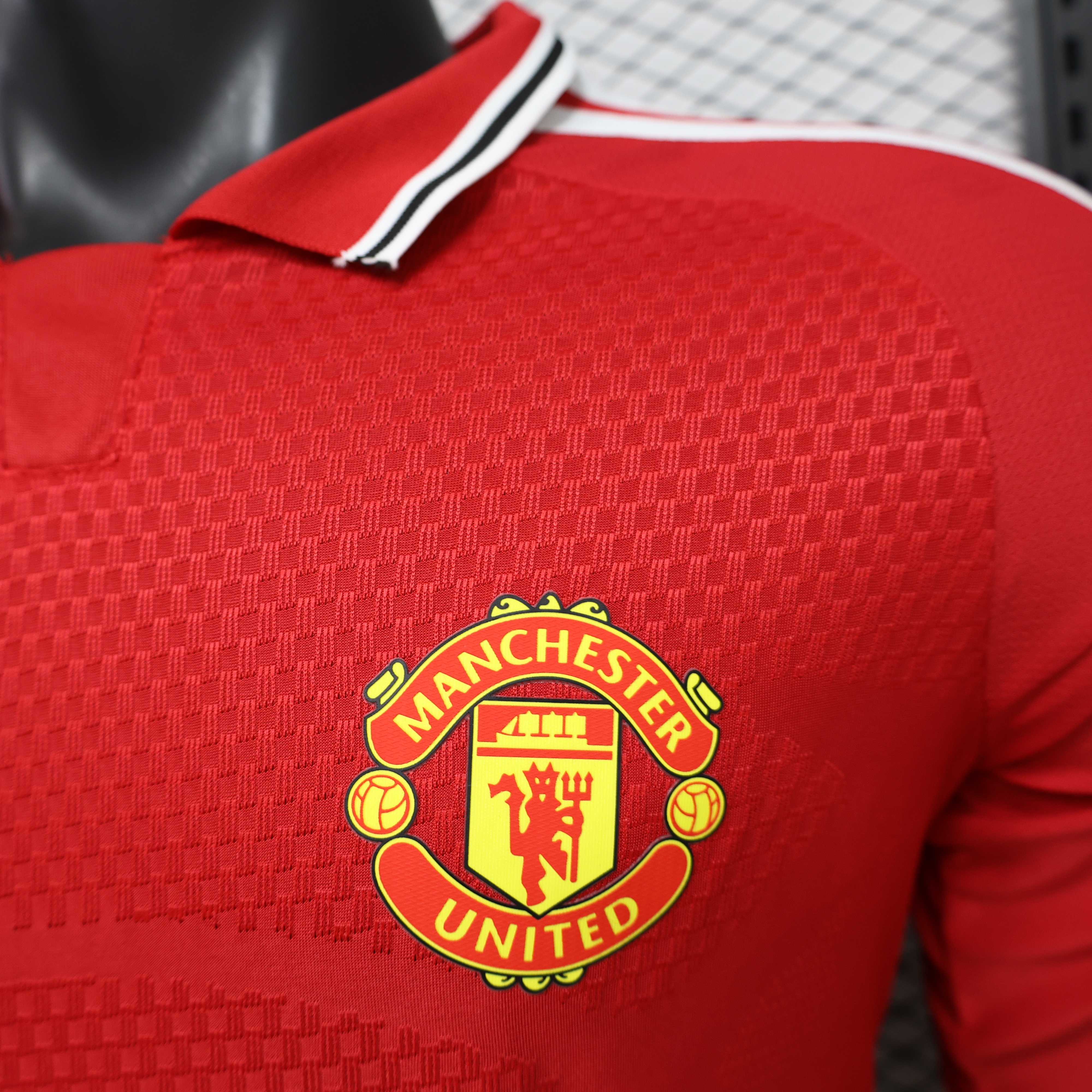 26/27 Manchester United Home Kit Mens Player Version Long Sleeve Shirt  Jersey