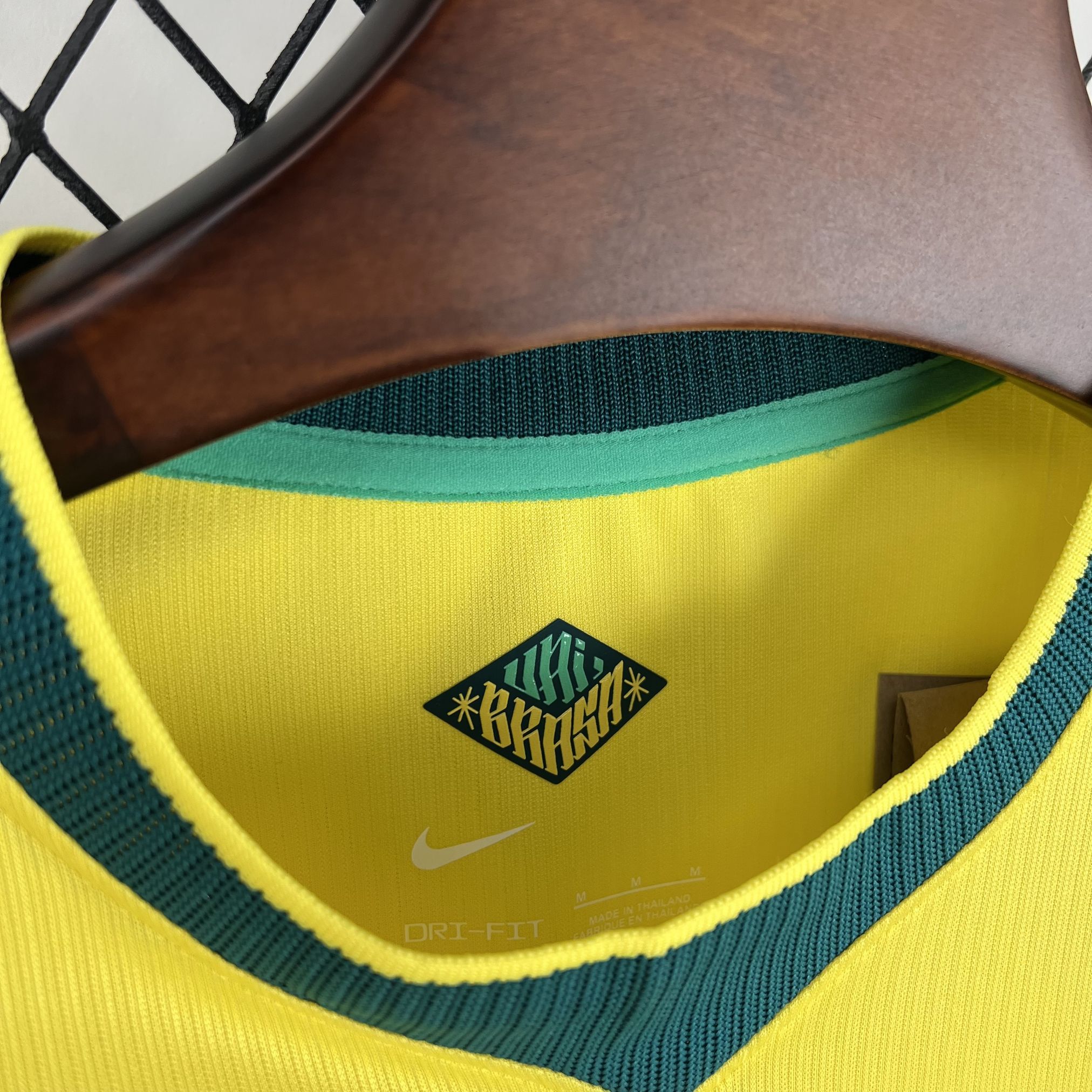 World Cup 2026 Brazil Mens Home Kit Football Long Sleeve Shirt