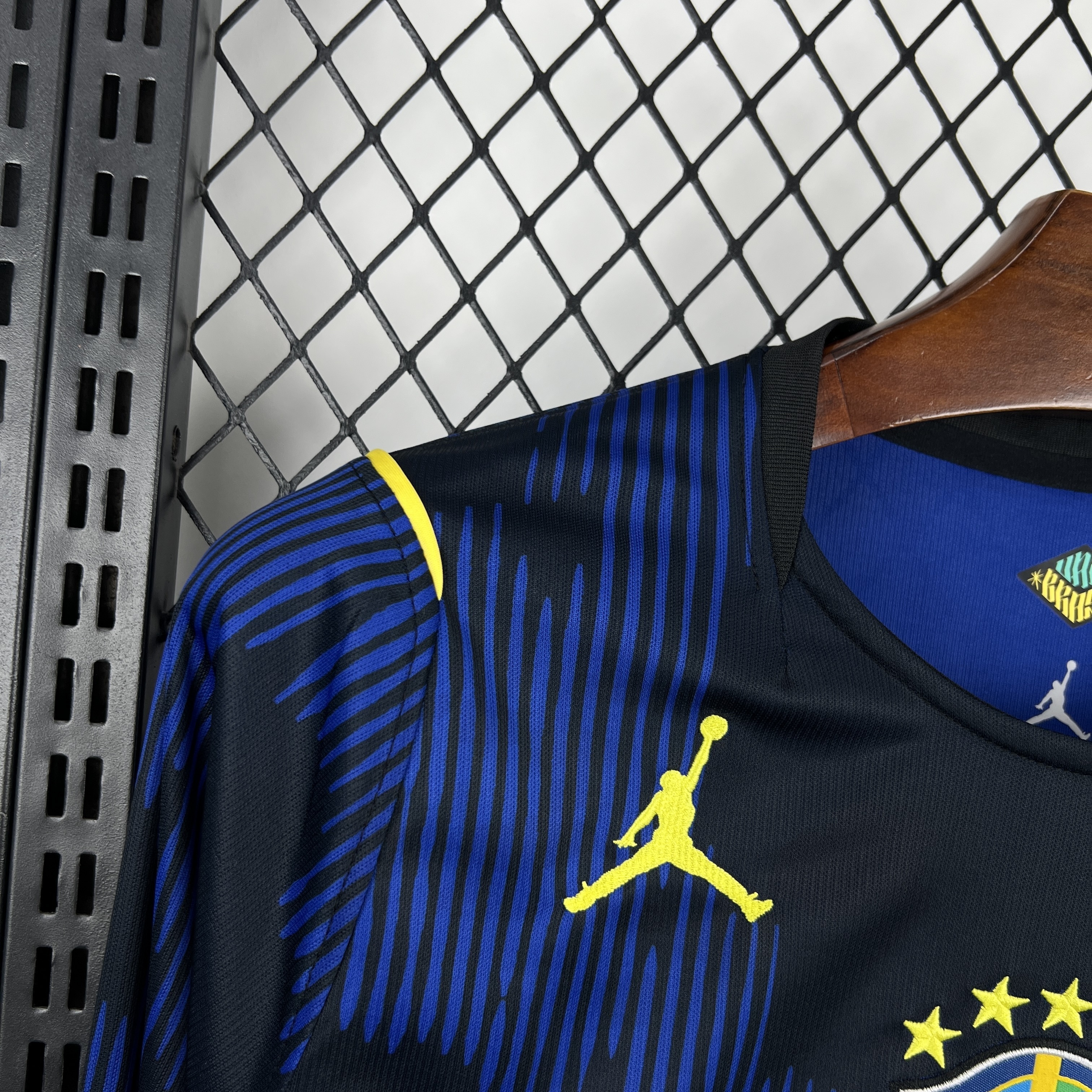 World Cup 2026 Brazil Mens Away Kit Football Long Sleeve Shirt