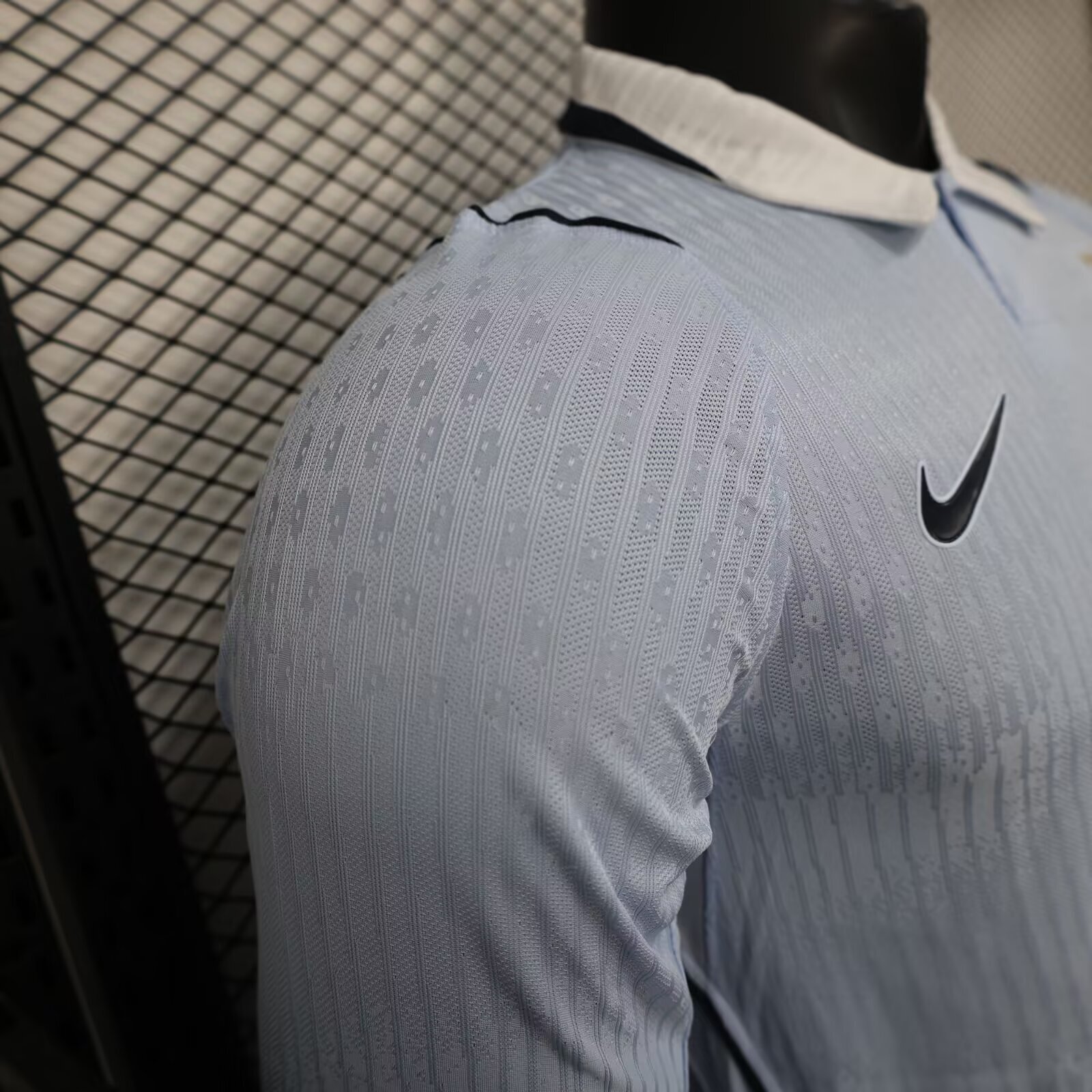 2026 World Cup Uruguay Authentic Soccer Jersey Home Long Sleeve Shirt