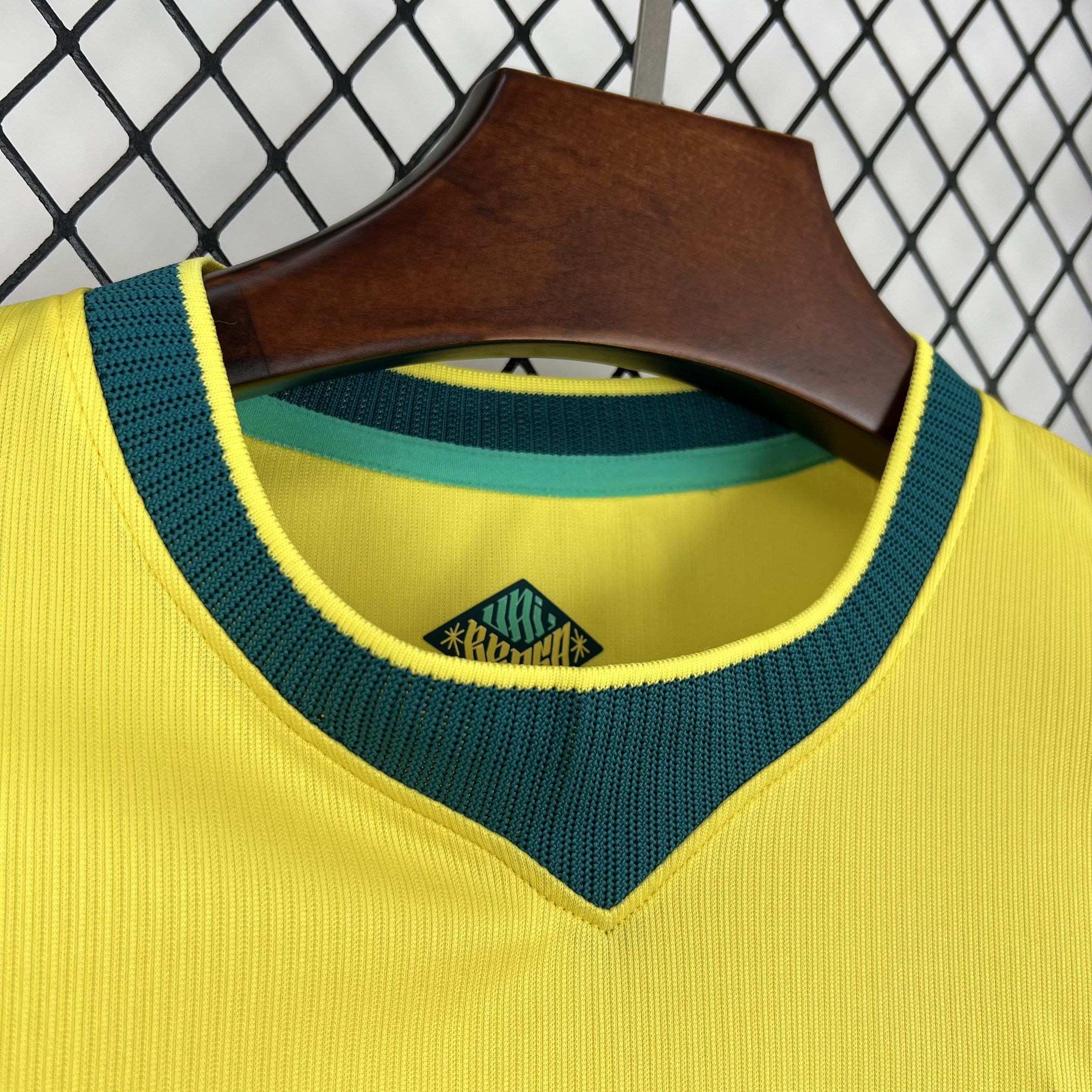 World Cup 2026 Brazil Mens Home Kit Football Long Sleeve Shirt