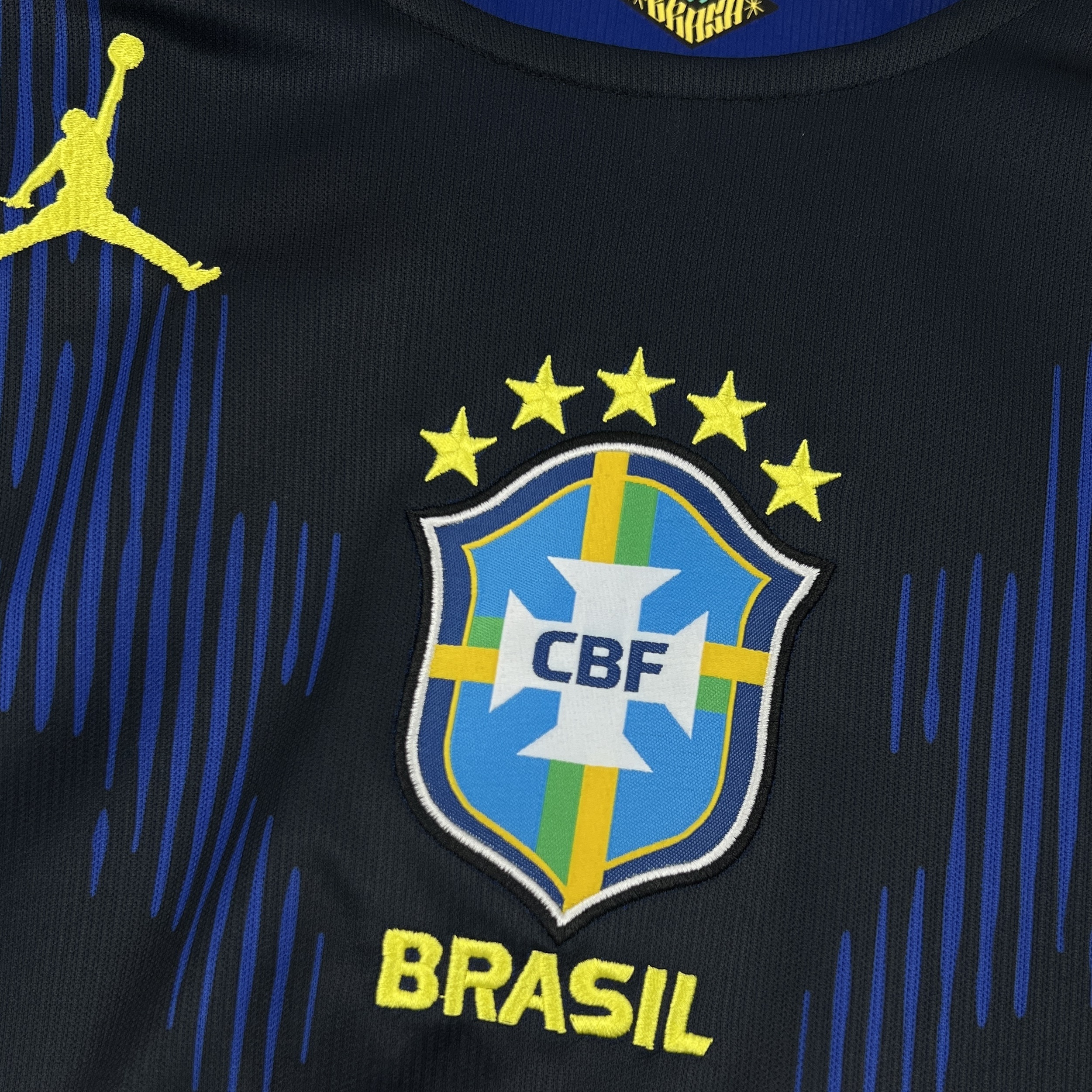 World Cup 2026 Brazil Mens Away Kit Football Long Sleeve Shirt
