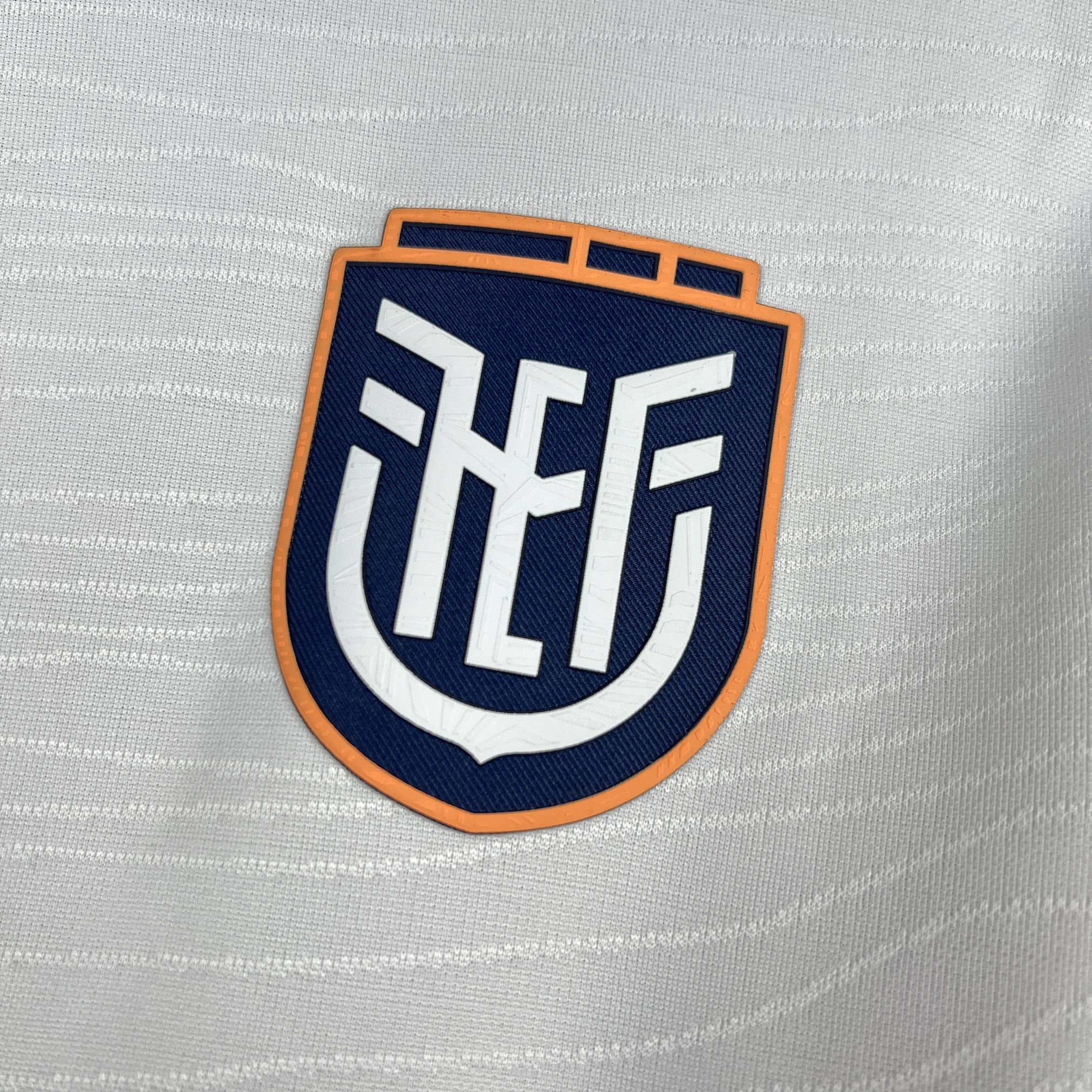 2026 World Cup Ecuador Home Mens White Kit Soccer Fan Version T-Shirt
