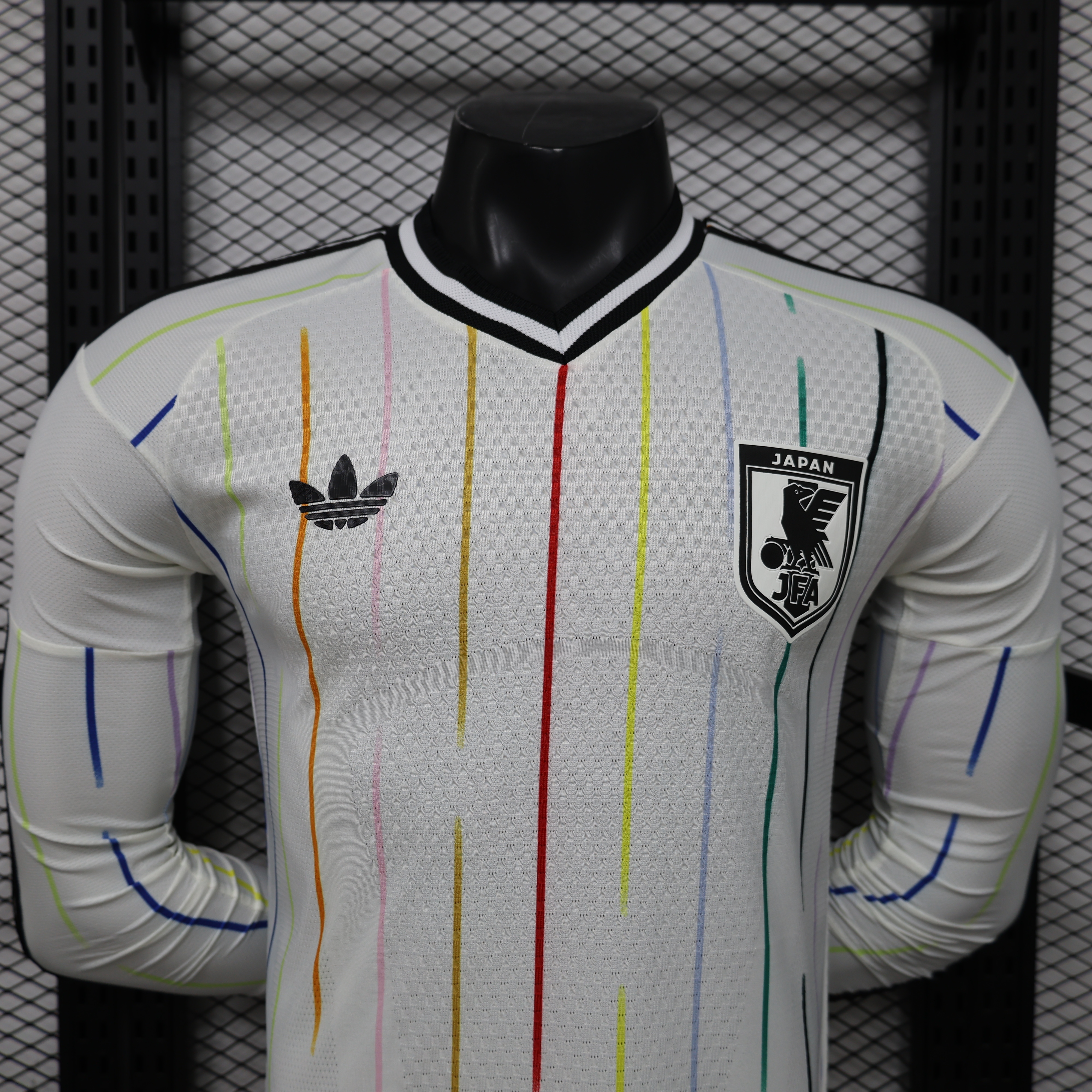 2026 World Cup Japan Away Kit Player Version Football Long Sleeve Shirt