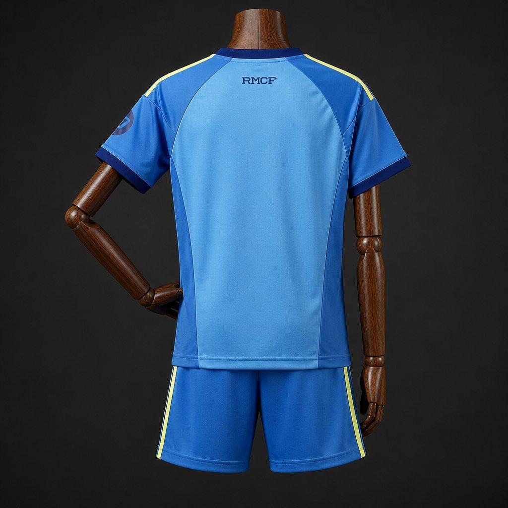 26/27 Kids Real Madrid Goalkeeper Away Blue Jersey