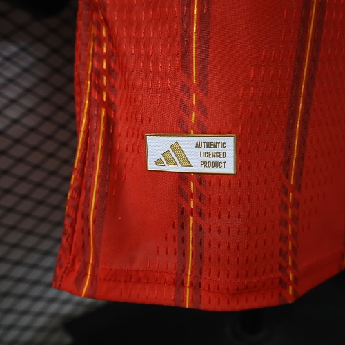 2 Star 2026 World Cup Spain Authentic Soccer Jersey Home Shirt