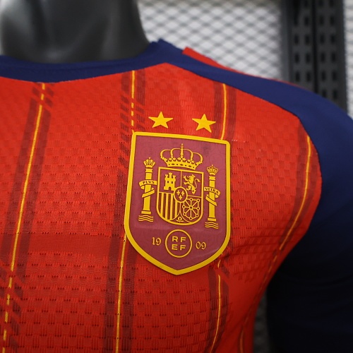 2 Star 2026 World Cup Spain Authentic Soccer Jersey Home Shirt