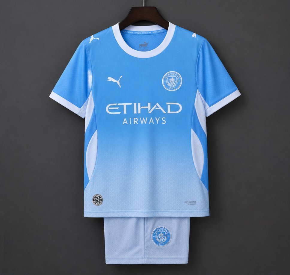 26-27 Kids Manchester City Home Jersey